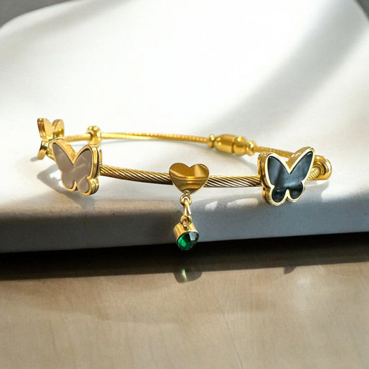 Butterfly Heart Bracelet